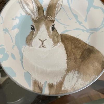 William Sonoma Bunny Dessert Plates
