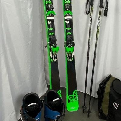 Rossignol Skis, Technica Boots and Leki Poles - in a Rossignol Bag
