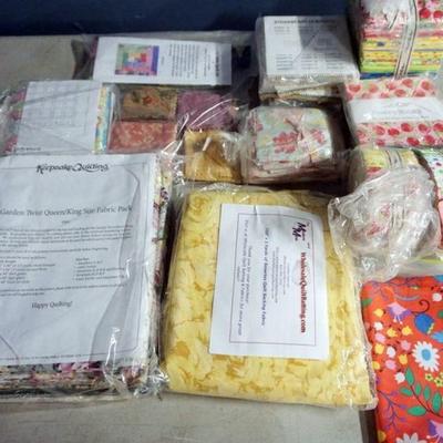 1306	QUILT KITS AND PRE CUT SQUARES FOR QUILTING
