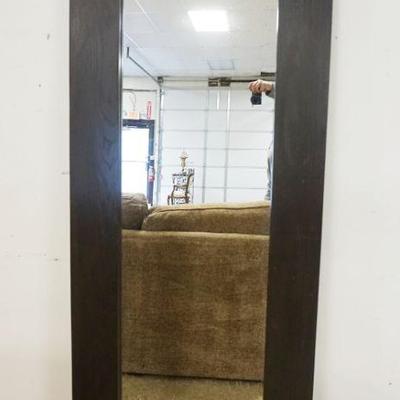 1238	LARGE MIRROR IN MODERN STYLE FRAME, APPROXIMATELY 30 IN X 73 IN
