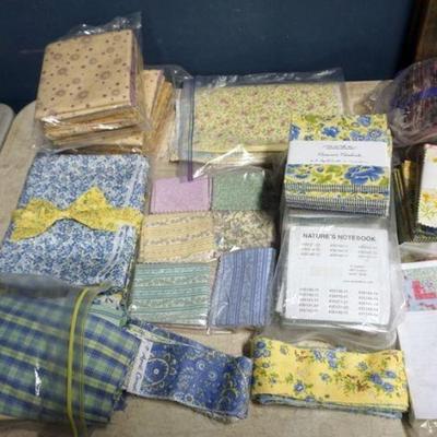 1303	QUILT KITS AND PRE CUT SQUARES FOR QUILTING
