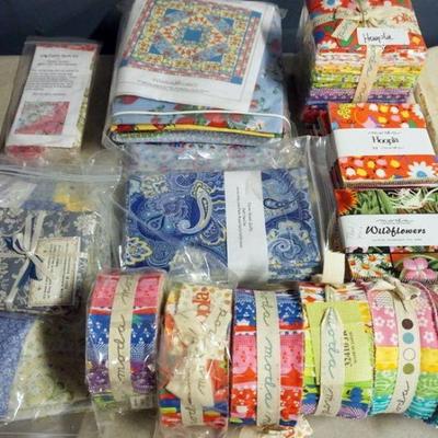1304	QUILT KITS AND PRE CUT SQUARES FOR QUILTING

