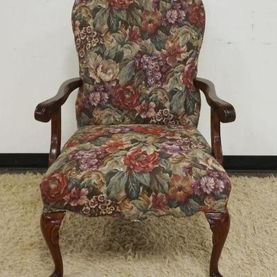1200	FLORAL UPHOLSTERED ARM CHAIR
