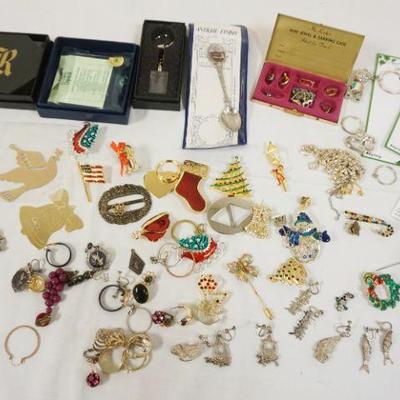 1114	LOT OF ASSORTED COSTUME JEWELRY & RELATED
