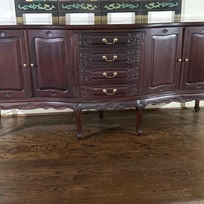 Vtg. French Provincial Buffet w/ Dovetail Drawers