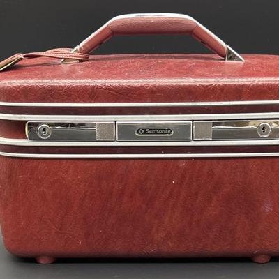 Vintage Samsonite Train Case / Cosmetics Bag