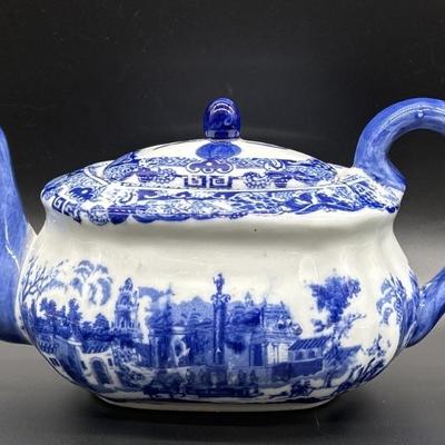 Antique Victoria Ware Ironstone Teapot, England