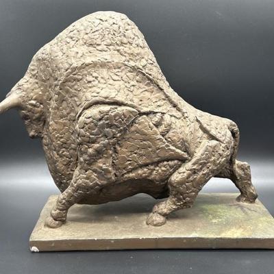 Bull Sculpture by Austin Productions, 1968