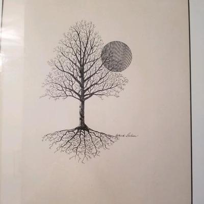 Pen & ink, signed Patrick Gibson