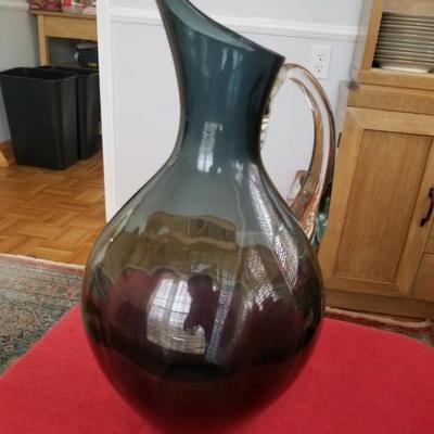 MCM Blenko hand-blown Winslow Anderson pitcherB by my my CT