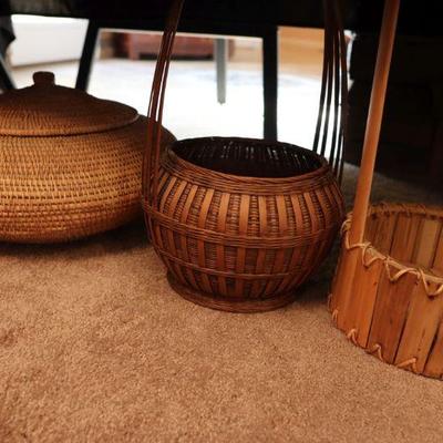 Vintage and antique baskets