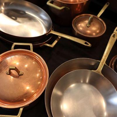 Copper pots and pans