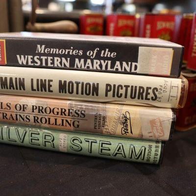 Vintage VHS Train videos