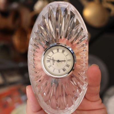 Waterford crystal clock