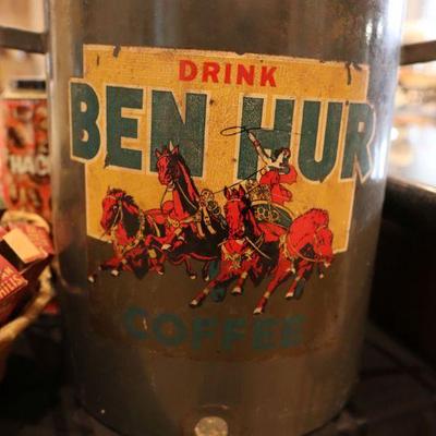 Vintage Ben Hur spices, soaps, tins