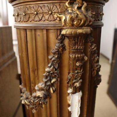 Antique plaster column