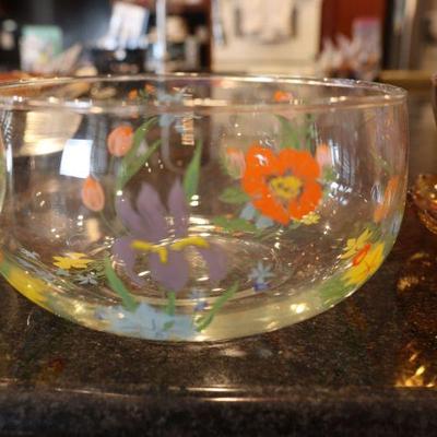 Vintage glass bowls