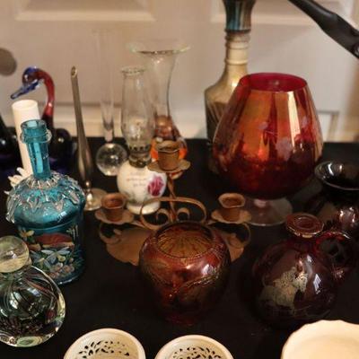 Vintage glassware