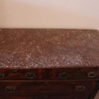 Antique marble topped dresser