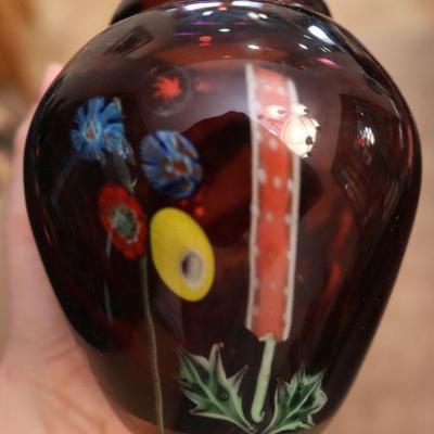 Vintage glass vase