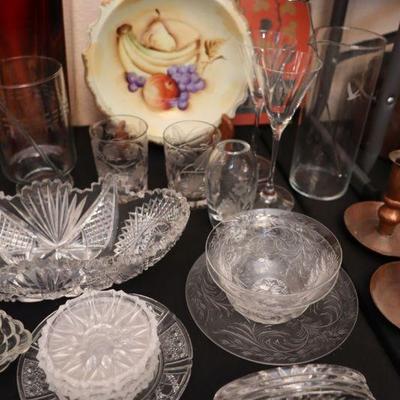 Vintage and antique glassware