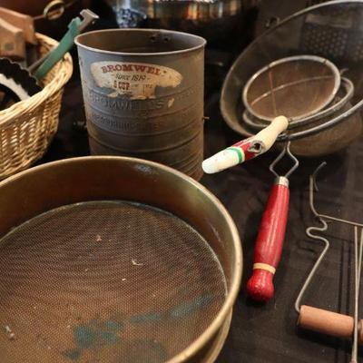 Antique and vintage kitchenware