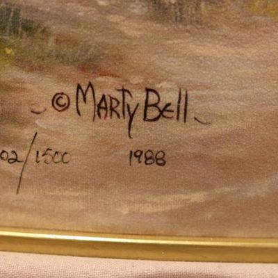 Framed print Marty Bell