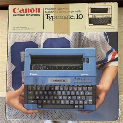 Lot 151
1984 Canon Typemate 10 White Electronic Typewriter