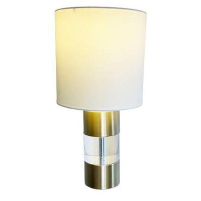 Lot 010
Contemporary Lucite and Brass Accent Light
