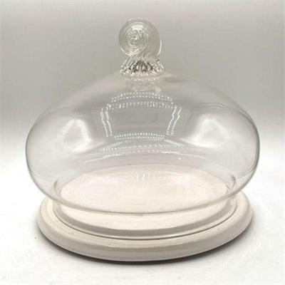 Lot 172
Italian PV Cheese Plate with Hand Blown Dome