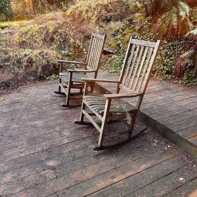 Outdoor Wood Rocking Chairs