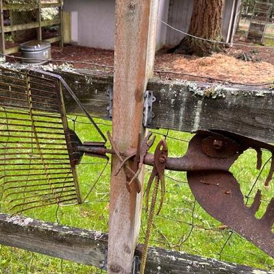 Unique Metal Yard Art