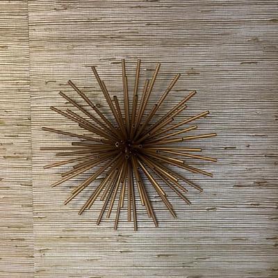 Gold Metal wall urchin $32