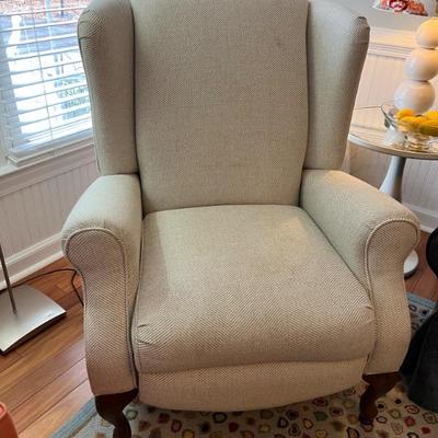 Power reclining wingback chair $380 