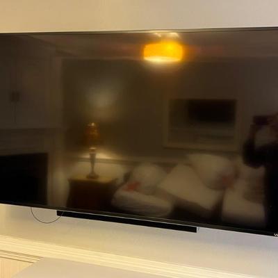 60â€ Vizio Flatscreen TV $200 includes sound bar & wall mount. Must be able to take off wall. 