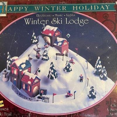 Winter Ski Lodge -music and lights