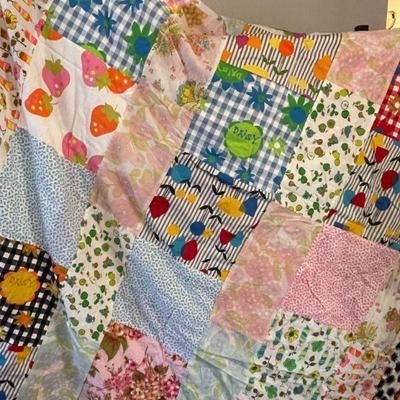Twin handmade quilt