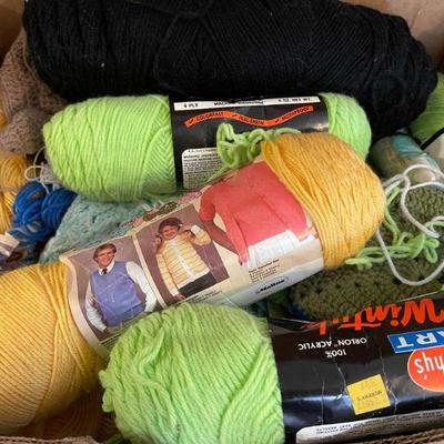 box of yarn