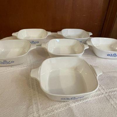 6 sm. Corningware bowls