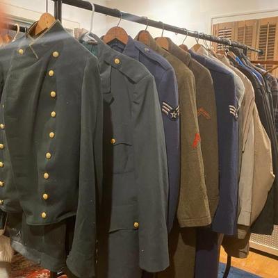 Antique uniforms