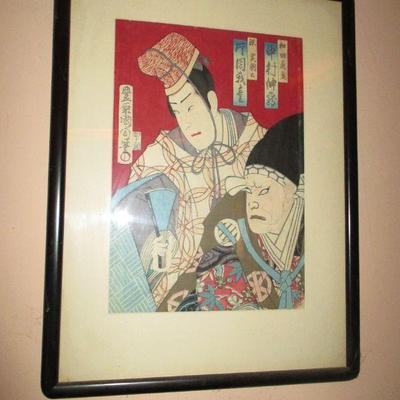 Utagawa Kunisada: Benkei And Togashi Chushingura  
