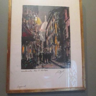 Listed Art, Lithographs, Oils, Etchings And So mUch More  