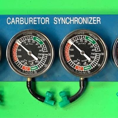 Motorcycle carburetor synchronizer gauge set