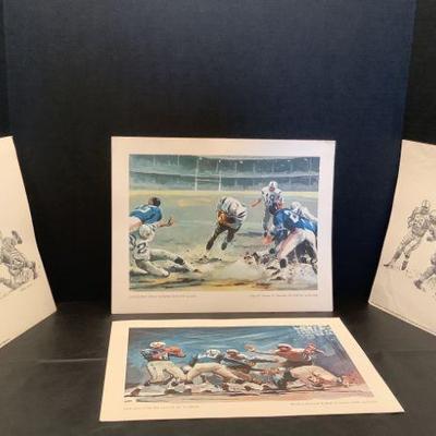 Baltimore Colts 1958-1959 Season Prints 
