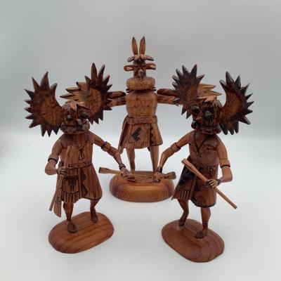 Native American Wood Sculptures 