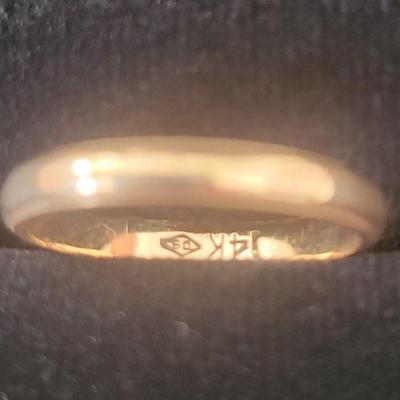 14k gold solid band