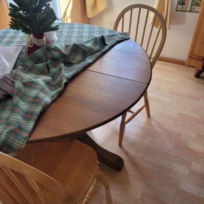 Dining room table and chairs