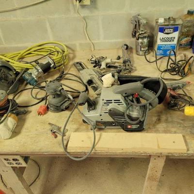 some of the many hand tools, all work