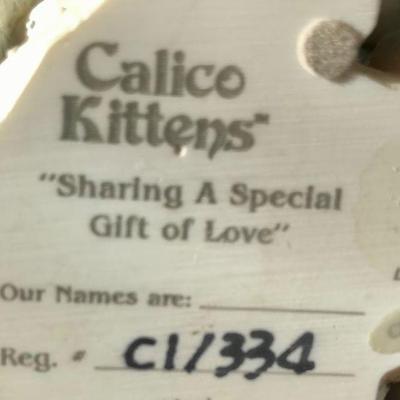 Calico Kittens Figurine Set