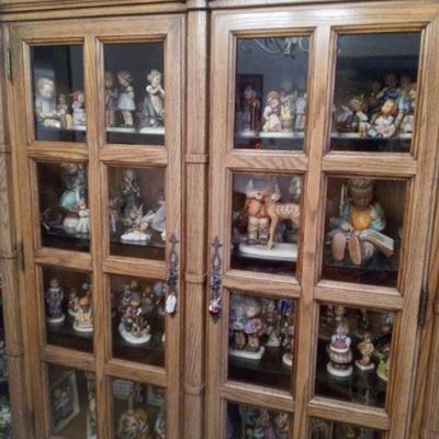 Hummel figurine and plate collection